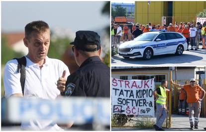 Radnici Ceste Šibenik blokirali su ulazak direktoru Miljkoviću: 'Nije dolazio 7 dana na posao'