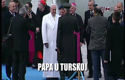 Papa pod jakim mjerama sigurnosti stigao u Tursku