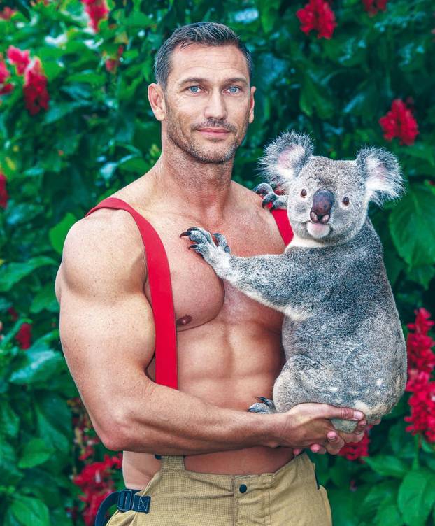 Hunky Firefighters Pose For Charity Calendar With Their Furry Friends