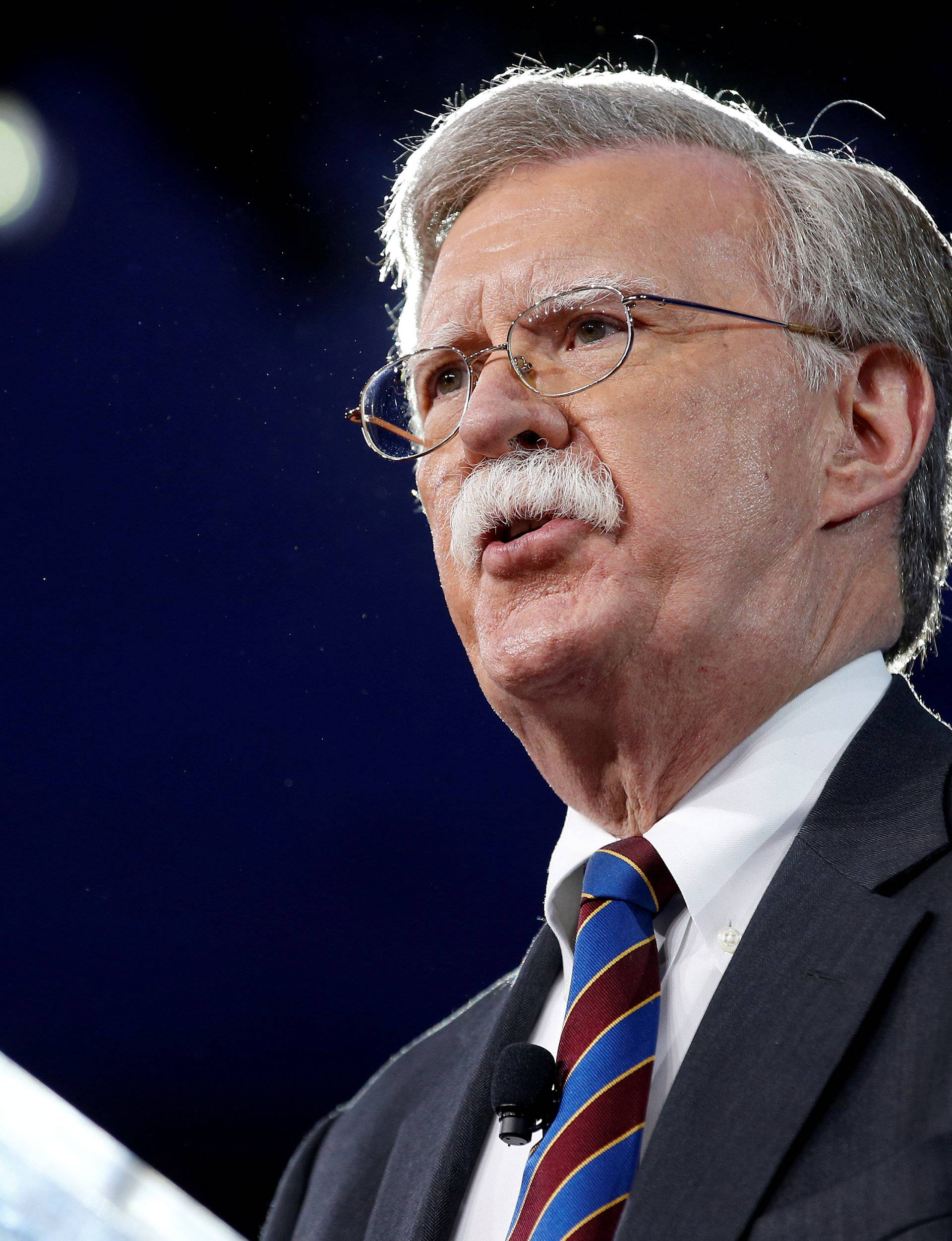 FILE PHOTO: Former U.S. Ambassador to the United Nations John Bolton speaks at the Conservative Political Action Conference (CPAC) in Oxon Hill, Maryland