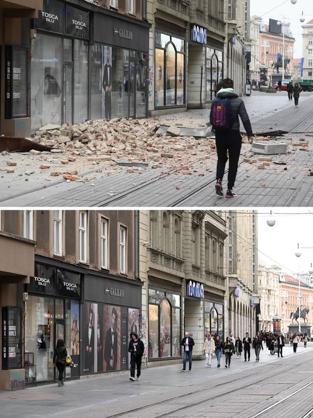 Godišnjica potresa: Kako je Zagreb izgledalo prije ?etiri godine, a kako danas...