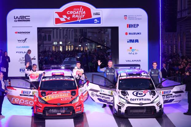 Rijeka: Ceremonijalni start WRC Croatia Rallyja 2026.