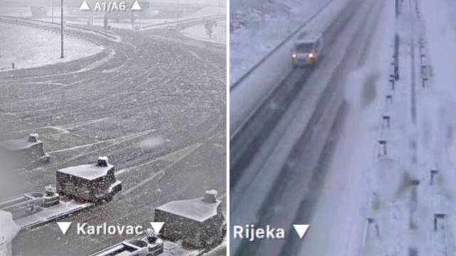 Snježni kaos na autocestama: Sudari na A1, A2, A6 i obilaznici