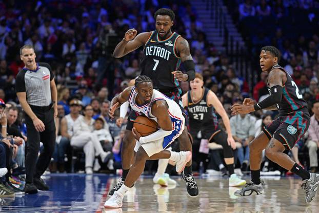 NBA: Detroit Pistons at Philadelphia 76ers