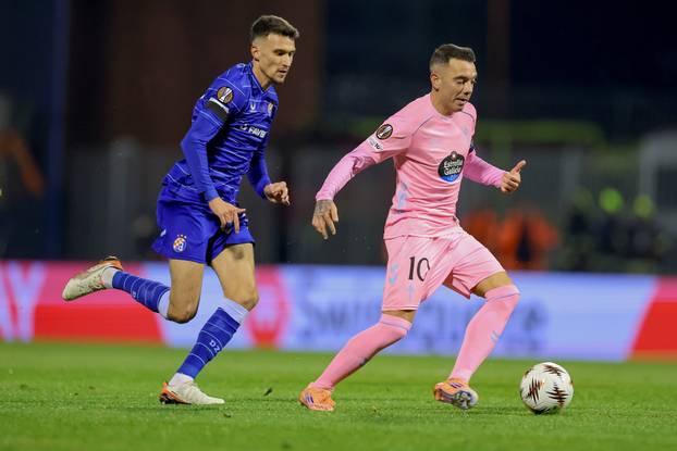 Zagreb: UEFA Europska liga, grupna faza, 4. kolo, GNK Dinamo - Celta Vigo