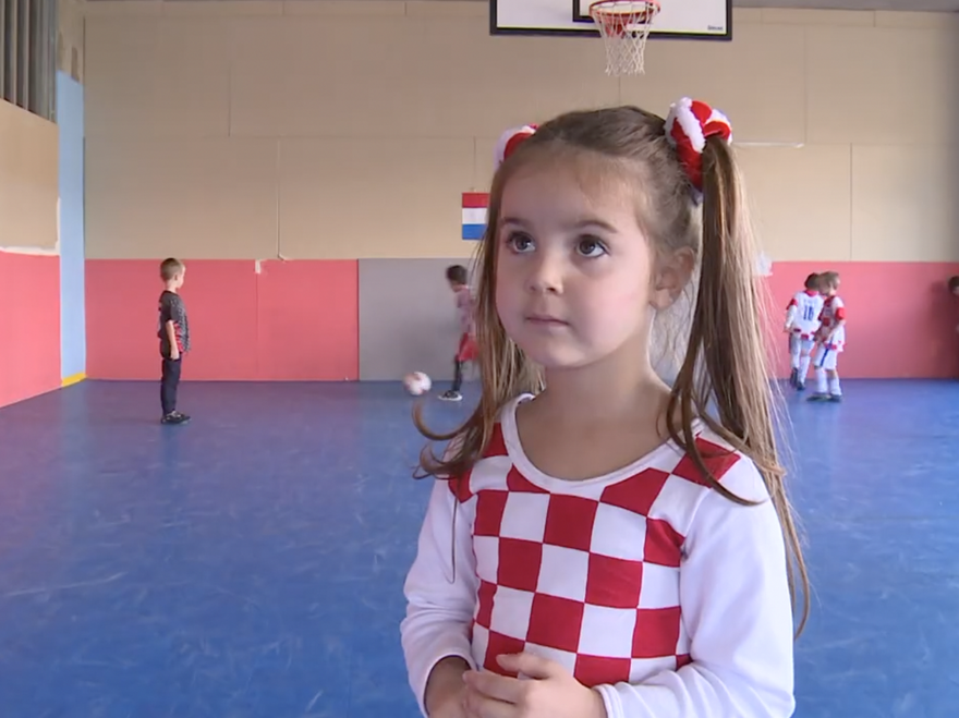 Djevojčica nasmijala gledatelje izjavom o SP-u: 'Ne navijam za Hrvatsku, nego za Hajduka...'