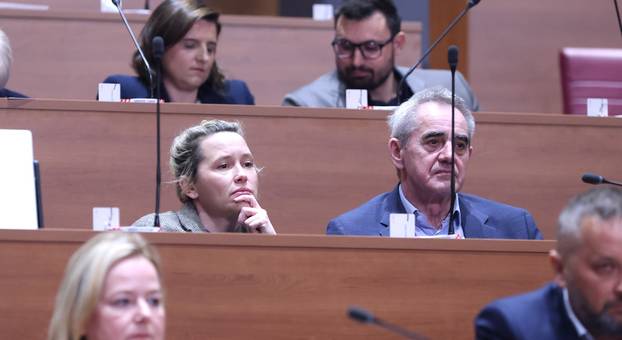 Zagreb: Ivana Kekin došla u Sabor