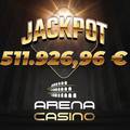 U Arena Casinu osvojen online Jackpot od više od pola milijuna eura!