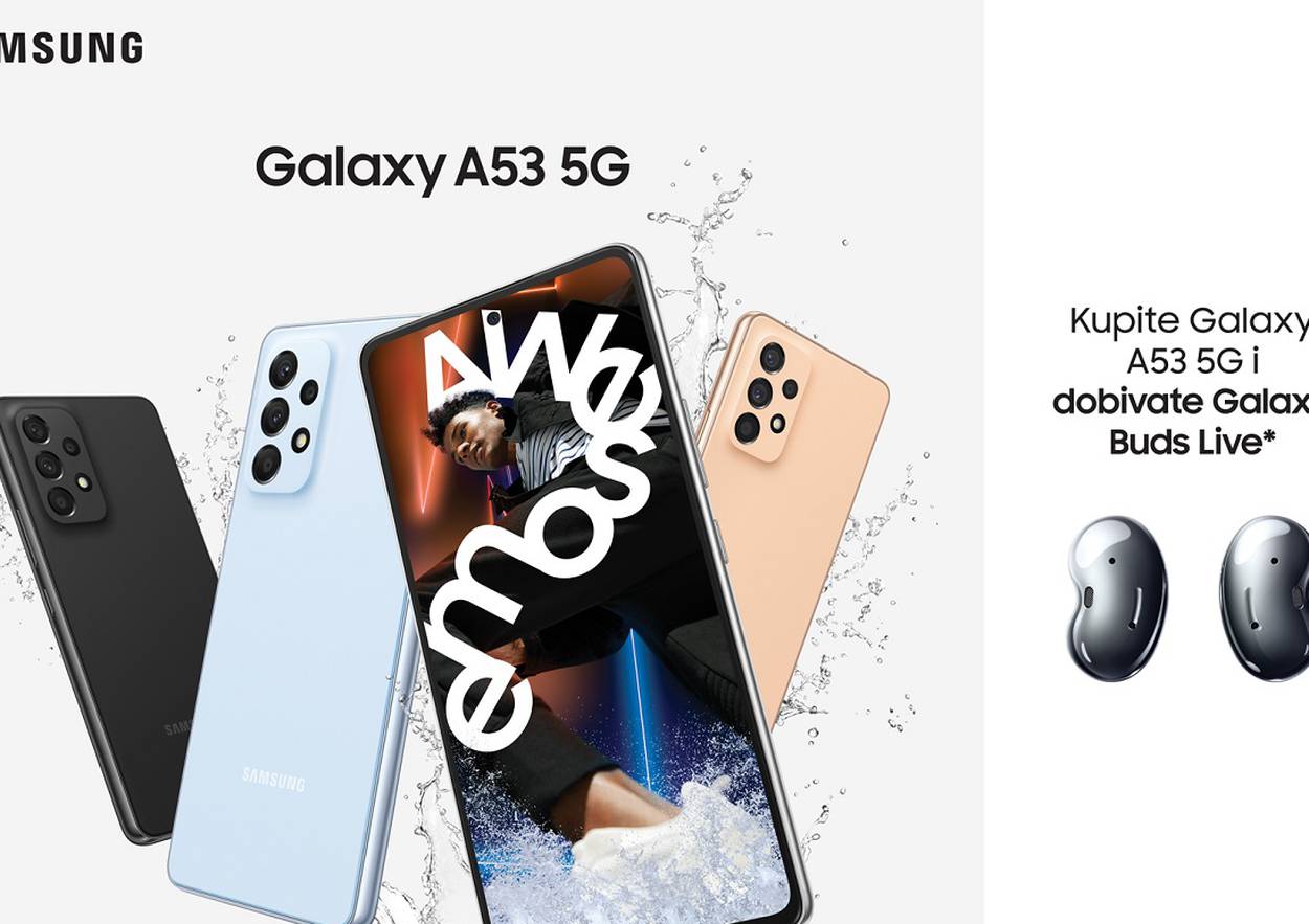 Samsung Galaxy A53 5G pametni telefon od sada dostupan u Hrvatskoj!