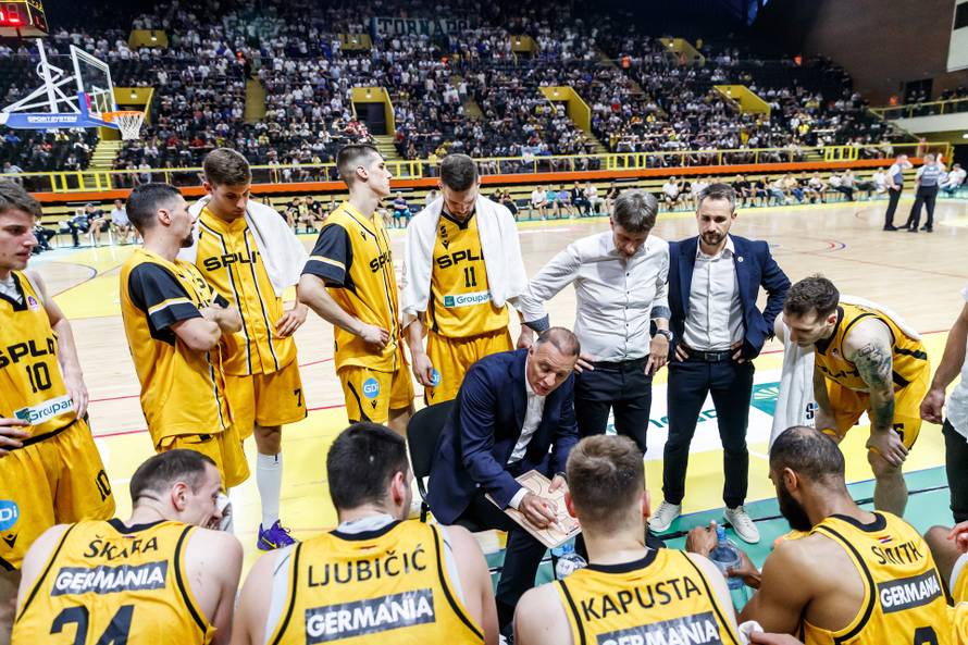 Split: Treća utakmica finala doigravanja košarkaškog Prvenstva Hrvatske između Splita i Zadra