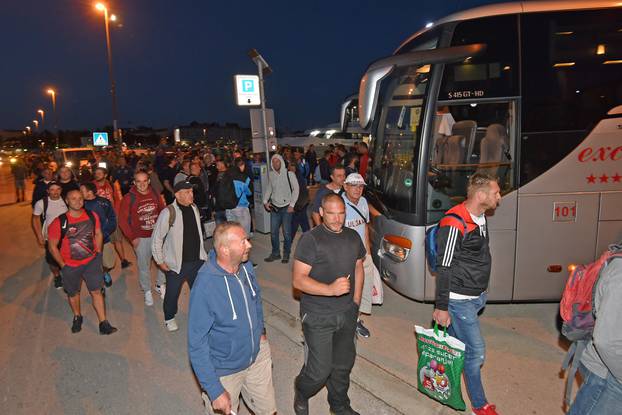 Pula: Radnici Uljanika s autobusima krenuli u Zagreb na prosvjed