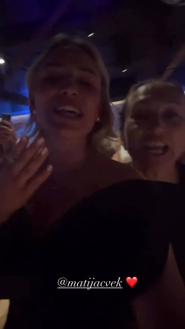 FOTO Zaigrana Donna Vekić je dovela legende u Osijek pa se rasplesala na privatnom tulumu