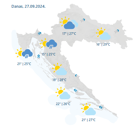 Danas i 29°C! Pogledajte fotke iz Splita! U noći stiže veliko pogoršanje i pad temperature