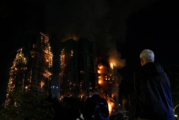 Major fire at Wang Fuk Court housing estate, in Tai Po, Hong Kong