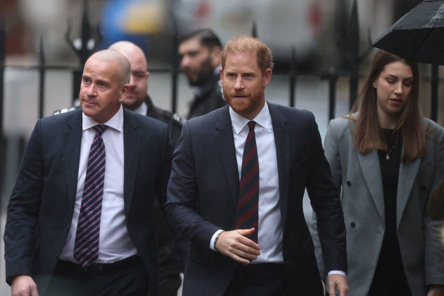 Trial in Britain's Prince Harry and others' phone-hacking lawsuit against Daily Mail, in London