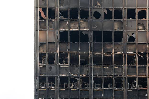 Zagreb: Vjesnikov neboder tjedan nakon požara, očevid je u tijeku