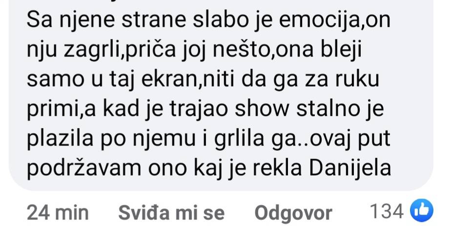 Danijela optužila 'Savršenog' i Stankicu da glume, a slaže se i publika: 'Isti su Goran i Hana!'