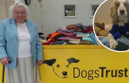 Plete za napuštene pse: Isplela preko 450 dekica i pulovera...