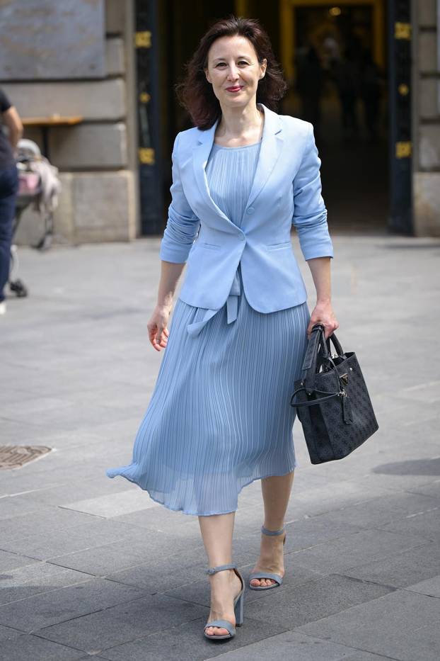 Dalija Orešković u šetnji centrom Zagreba