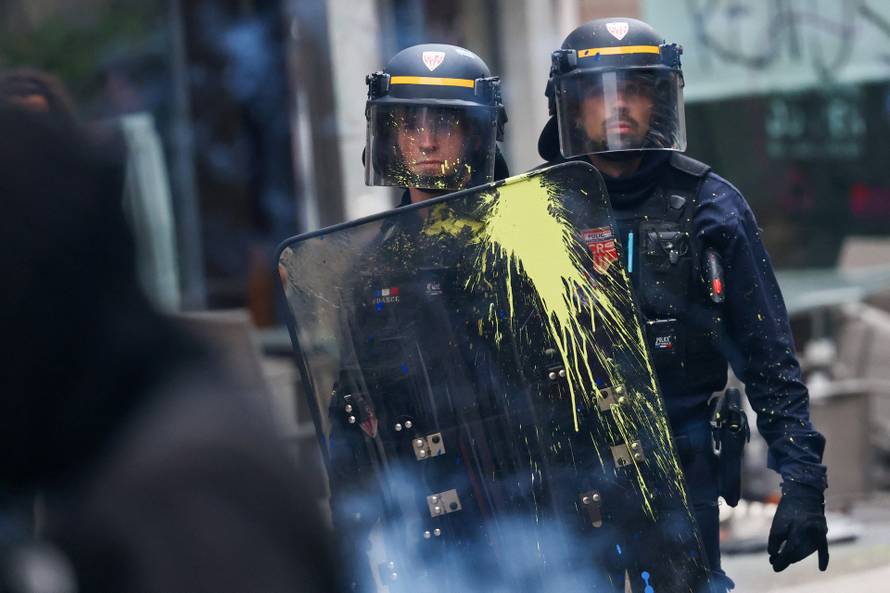 Nationwide protests in France against the cost of living