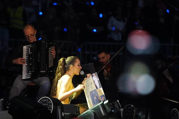 Beograd: Posljednji koncert Aleksandre Prijović u Beogradskoj Areni u sklopu regionalne turneje "Od istoka do zapada"