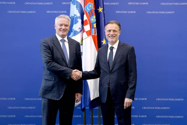 Zagreb: Jandroković primio glavnog tajnika Organizacije za ekonomsku suradnju i razvoj Mathiasa Cormanna