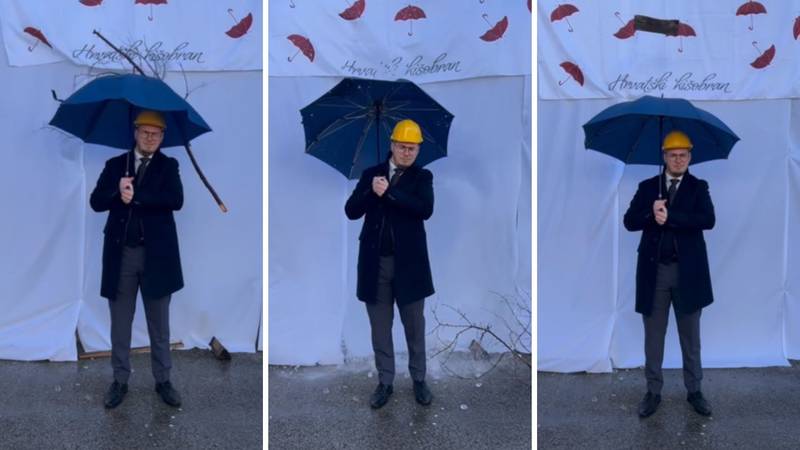 E, da vam je sad jedan ovakav: Hrvatskom kišobranu cjepanica, grane i led ne mogu ništa!
