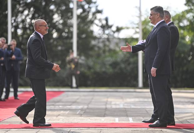 Zagreb: Svečani prijem povodom Dana policije u Predsjedničkim dvorima