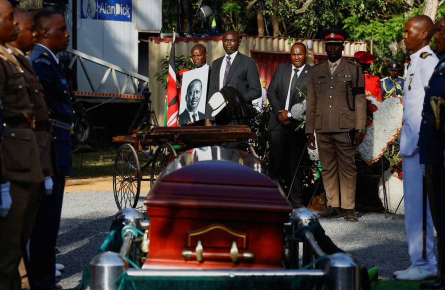 Burial of Kenya's former Prime Minister Raila Odinga, in Bondo