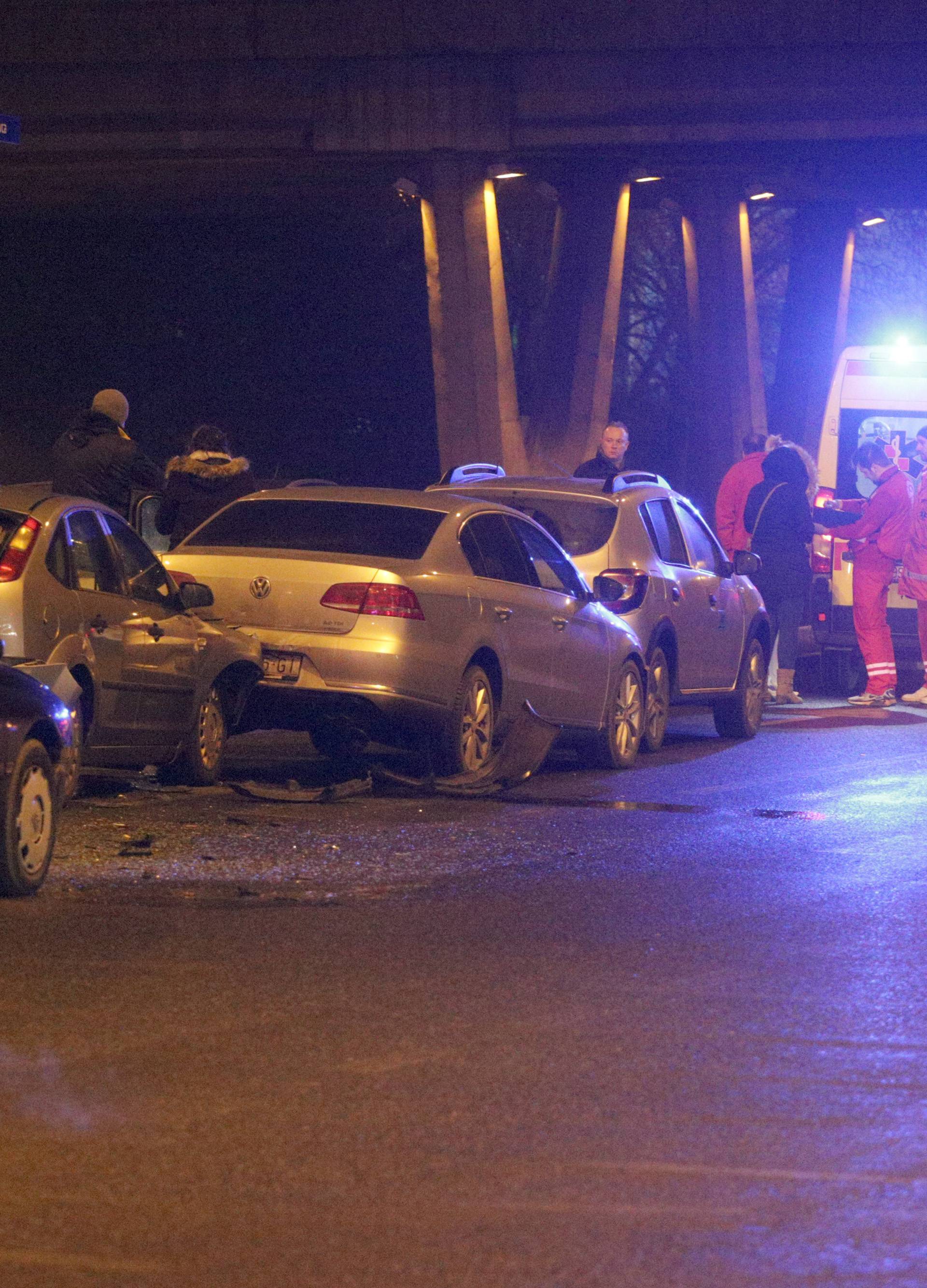 Lančani sudar u Zagrebu: Nije nitko stradao, nastala je gužva