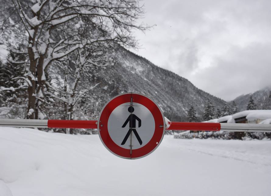 Snow in Southern Bavaria