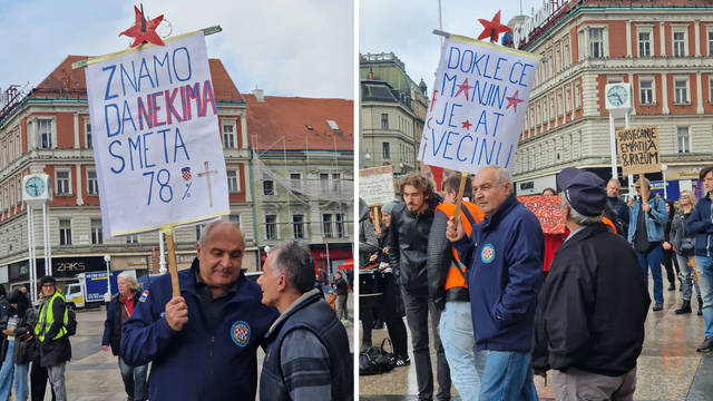 Molitelji ponijeli i transparente: 'Dokle će manjina j***t većinu'