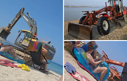 Užas na plaži: 'Komunalni redar je rekao da se maknemo s plaže ili će bageri prijeći preko nas'