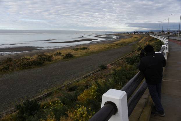 Earthquake strikes off Chile's southern coast, sparking tsunami threat, in Punta Arenas
