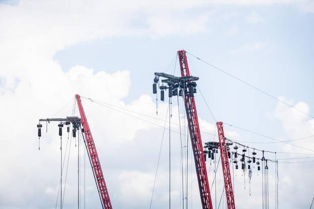 Zagreb: Pripreme za koncert Eda Sheerana na Hipodromu