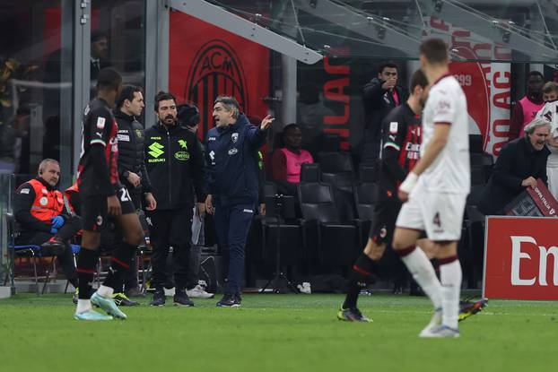 Italian football Coppa Italia match - AC Milan vs Torino FC