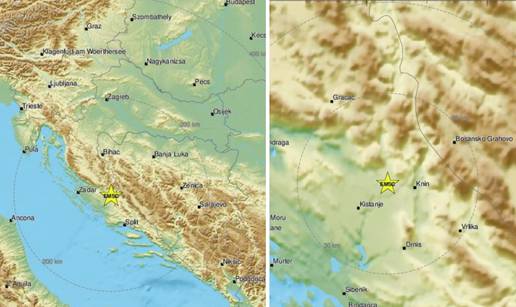 Neugodno buđenje: Kod Knina se noćas osjetio slab potres