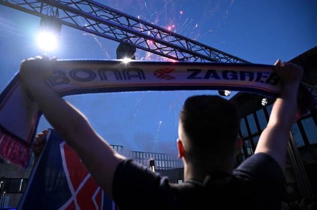 Zagreb: Doček igrača Cibone