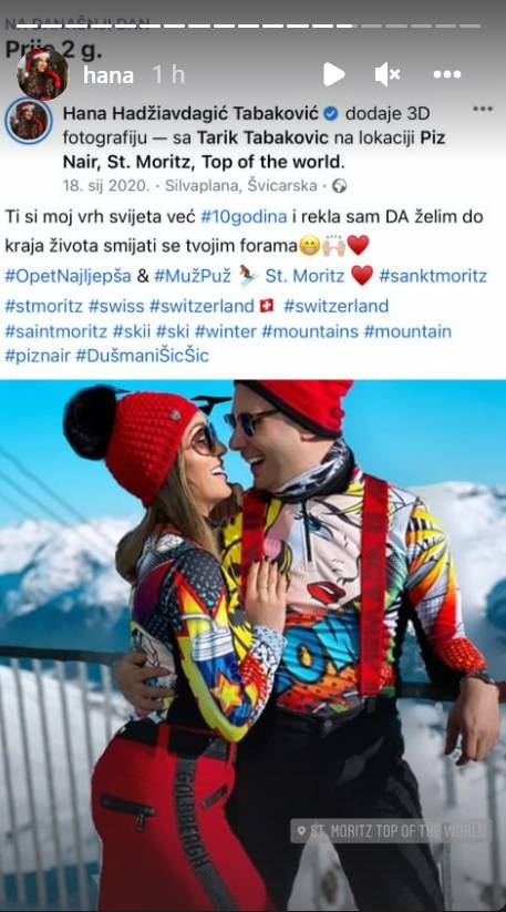 VIDEO Hana Hadžiavdagić otkrila kako skija: Od čašice se ne odvaja ni dok je na snijegu