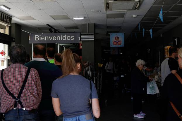 Power outage in Madrid