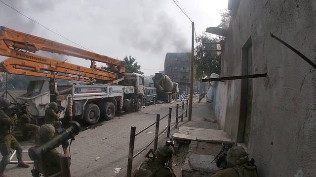 Israeli military releases video said to show fighting in the streets of Jabalia