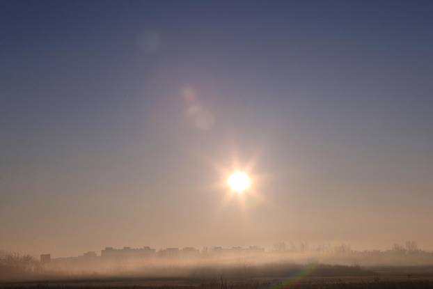 Hladno zimsko jutro u Zagrebu