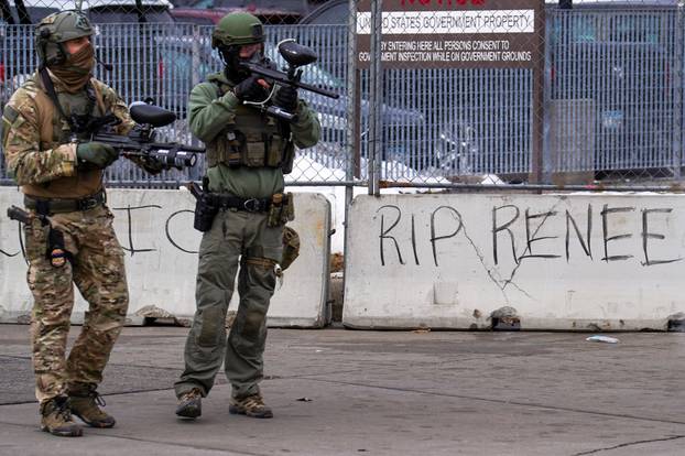 Aftermath of the fatal shooting of Renee Nicole Good, in Minneapolis