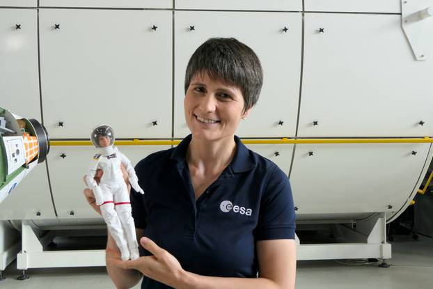 Barbie goes zero gravity for Space Week