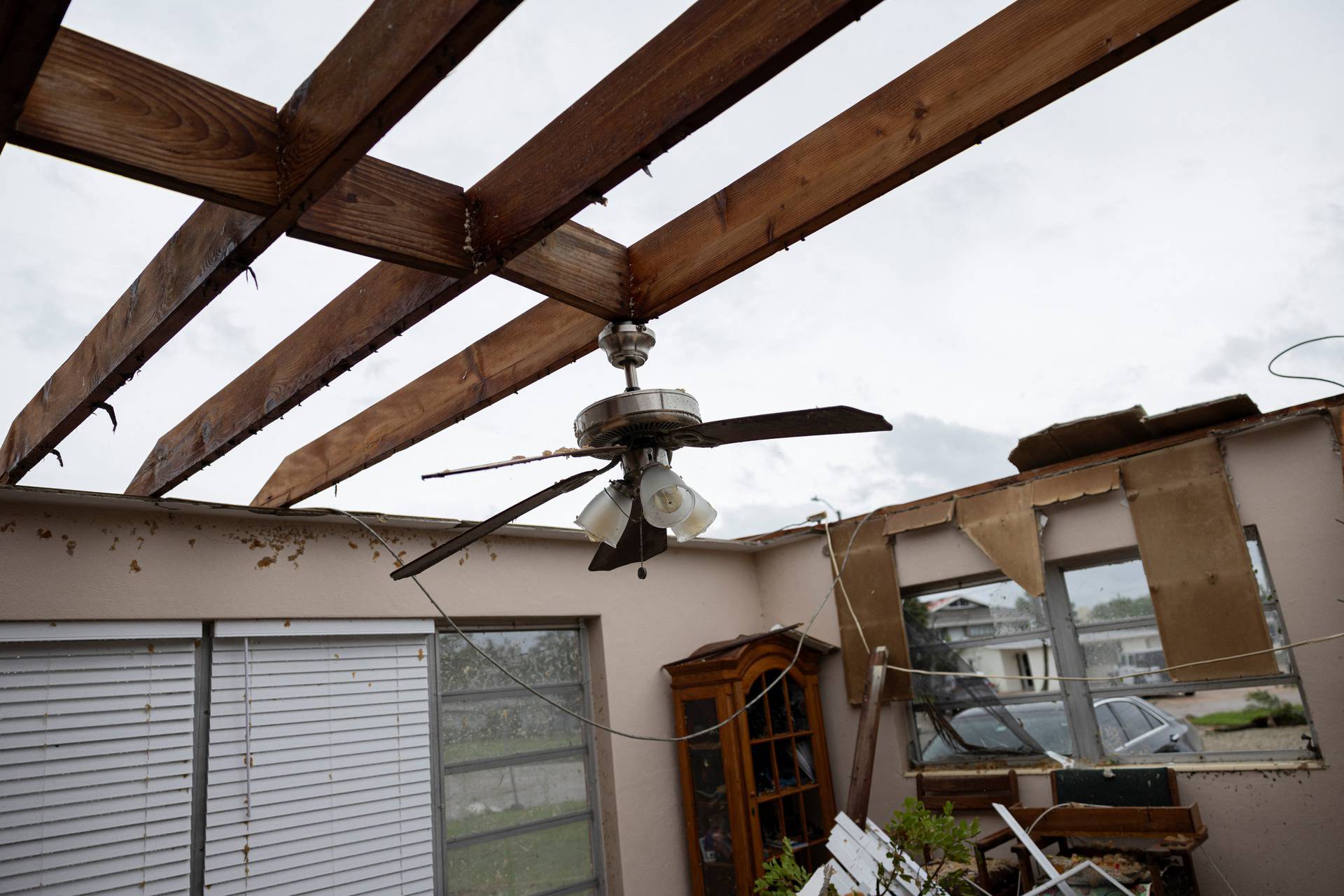 Hurricane Milton approaches Fort Myers, Florida