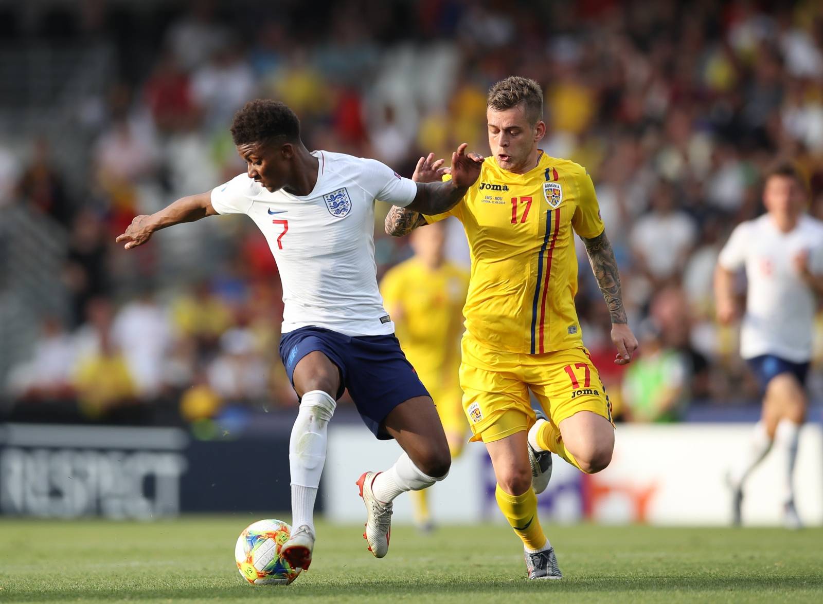 England U21 v Romania U21 - UEFA European Under-21 Championship - Group C - San Marino Stadium