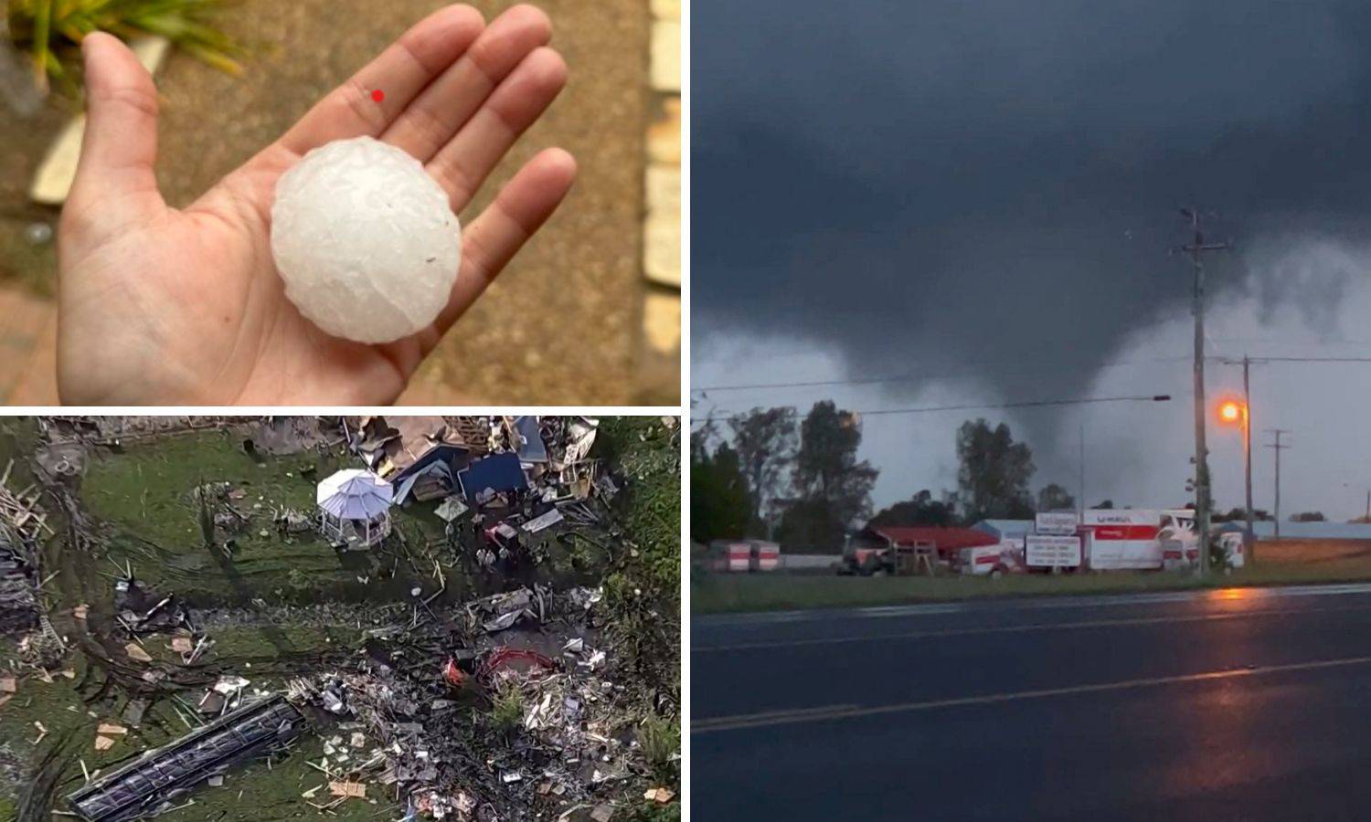 VIDEO Ledene bombe padale po SAD-u! Tornado i oluje ubile više od 24 ljudi. A stiže i pogoršanje!