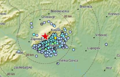Potres magnitude 1.9: 'I dalje se ukipim i na najmanju trešnju'