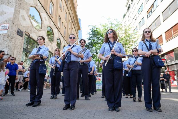 Proslava Dana grada Zagreba, glazbena kontrola Zagrebačkog orkestra ZET-a.