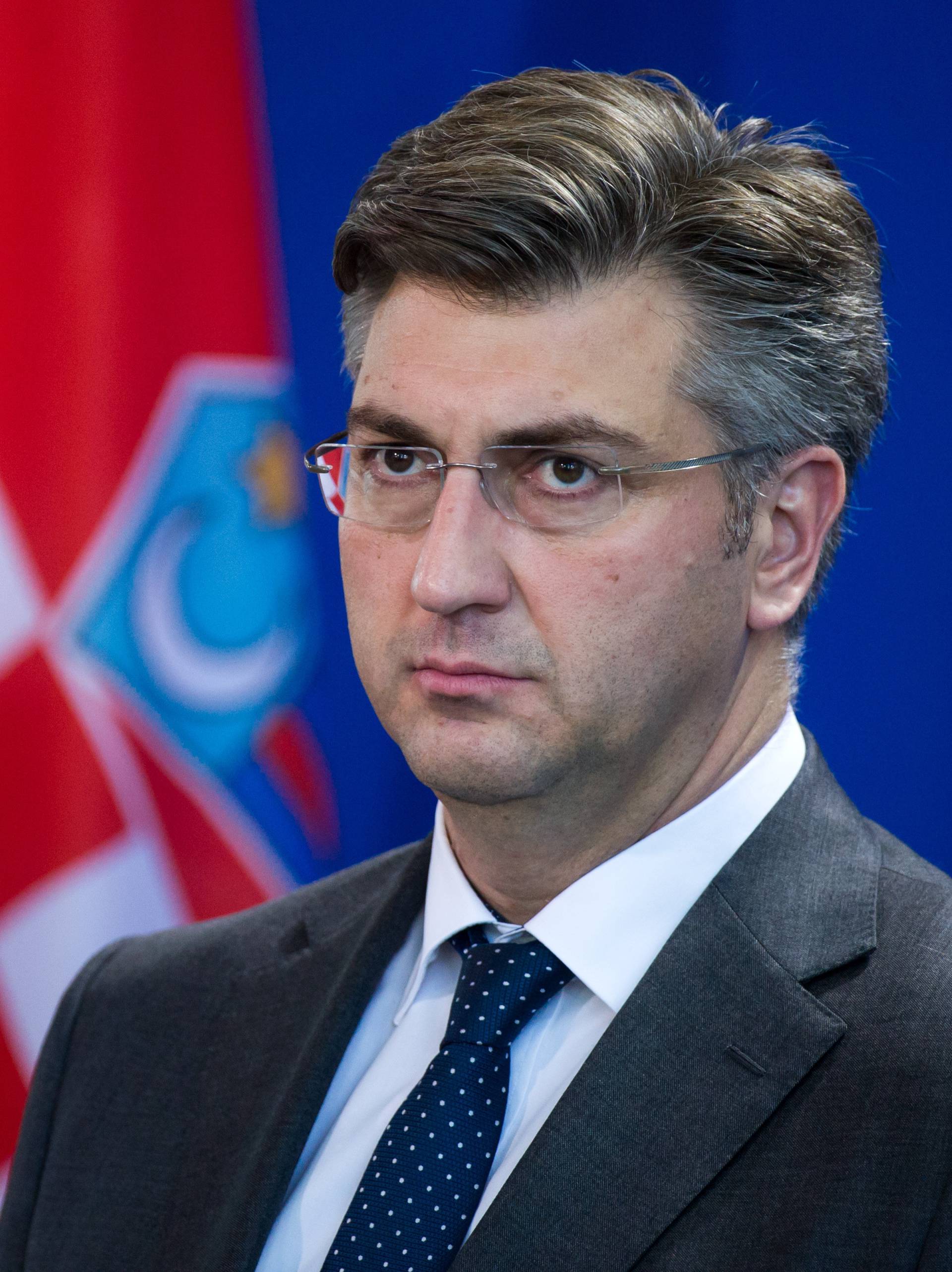 Croatian Prime Minister Andrej Plenkovic in Berlin